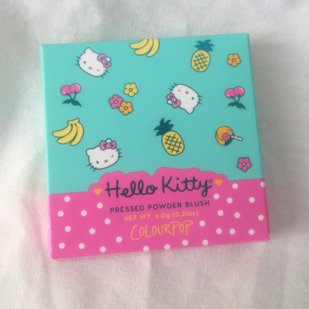 Colourpop x Hello Kitty Pressed Powder Blush Aloha Honey NWT